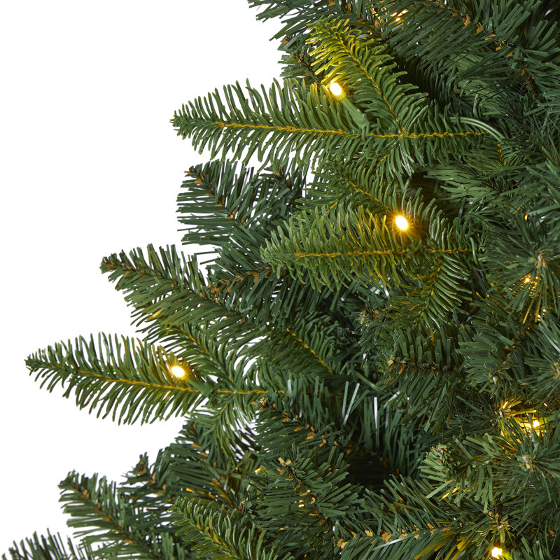 Lighted Artificial Christmas Tree, 5' H