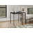 Modern Black Square Accent Table - 22" H Small Side End Table Nightstand For Bedroom, Living Room | Gift Idea-2087056411