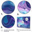 Turquoise mauve marbré fusion II - impression sur toile abstraite-1499646764-1499646765