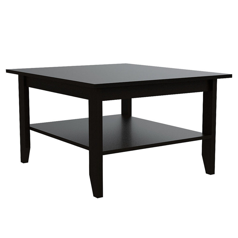 Cabrillo 4-Shelf 2-Piece Living Room Set, Coffee Table And Bar Cabinet And