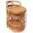 Ambrielle Rattan/Wicker Bar Cart-1831376358