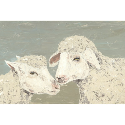 Sweet Lambs II by Jade Reynolds - Wrapped Canvas Print