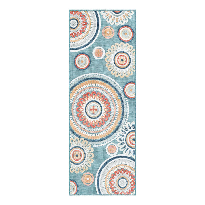Tapis intérieur / extérieur en spirale hygiénique Firman, Tapis de couloir 2 pi 2 po x 6 pi 1 po