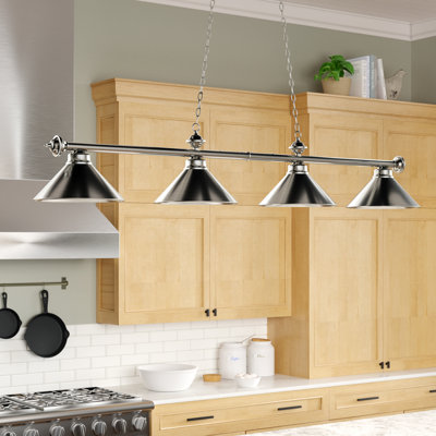 Bowdon 4 - Light Pool Table Linear Pendant By RAM Game Room