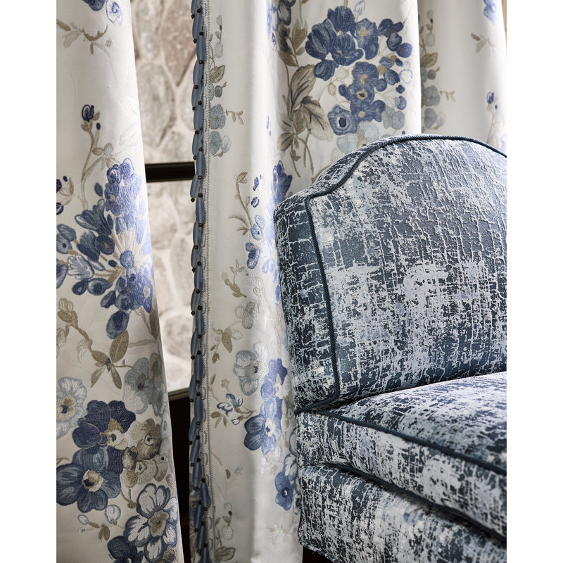 Calabria Tesoro Printed Fabric, Champagne