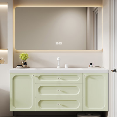 Nordic style simple bathroom cabinet