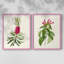 «Pretty Pink Botanicals VII», reproduction encadrée de qualité supérieure - prête à être accrochée - aucun clou requis - aucun clou requis-559296228-559296229