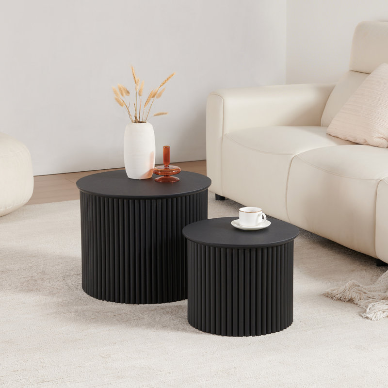 Nesting Coffee Table, Black