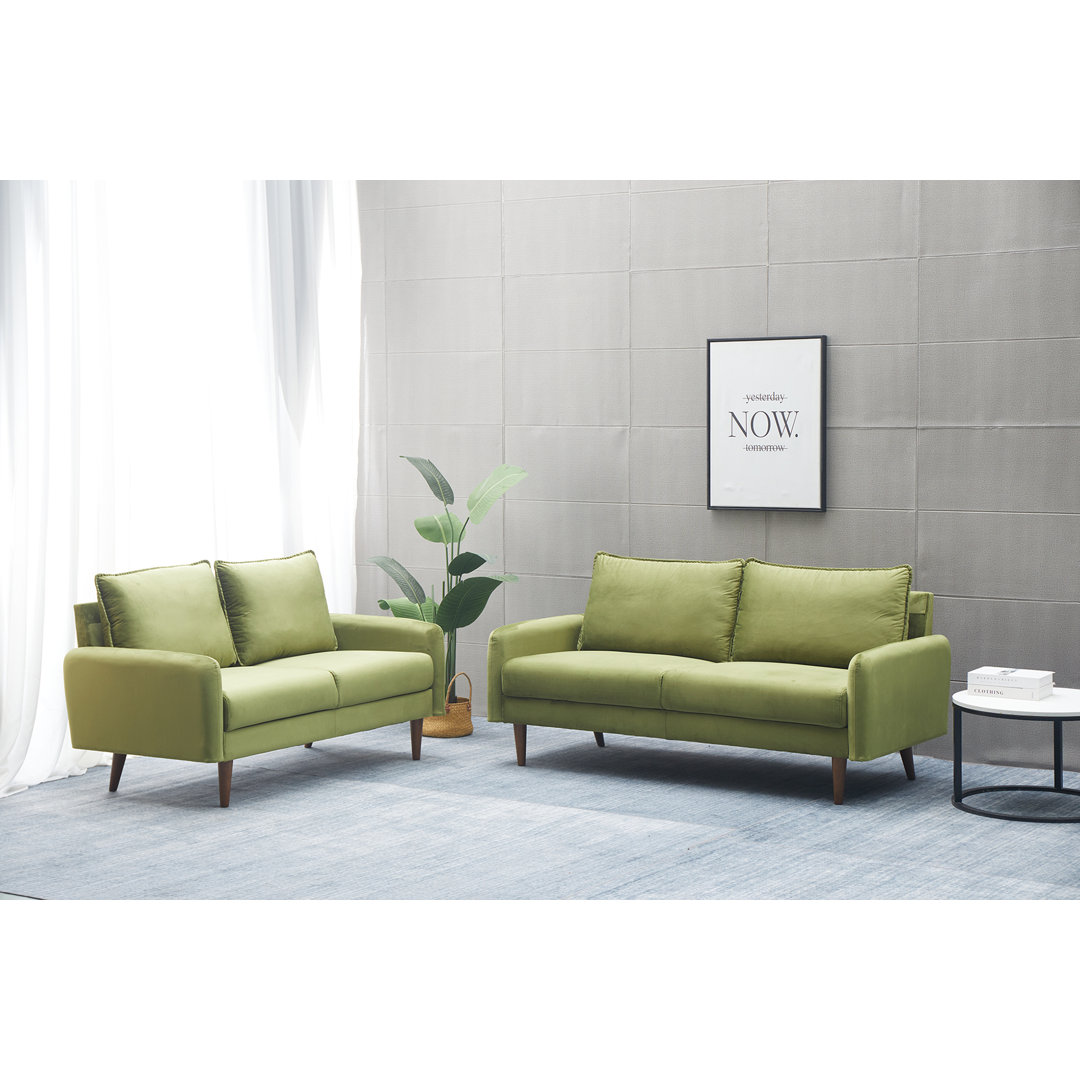 Stickles 2 - Piece Velvet Living Room Set Laurel Foundry Modern Farmhouse® 