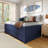 Jack Captain Bed with Storage Drawers-254013083-254013076