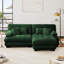 Canapé 2 places avec repose-pieds Chenille-1623384575-1611760110