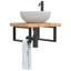 Asman 50cm Solid Wood Bathroom Vanity Top