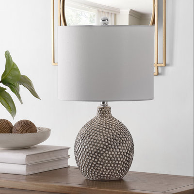 Lampe standard argentée 19 po Avalene