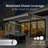 Semi-Cassette Patio Awning with LED Lights - Moroccan Collection -54833131-54833133