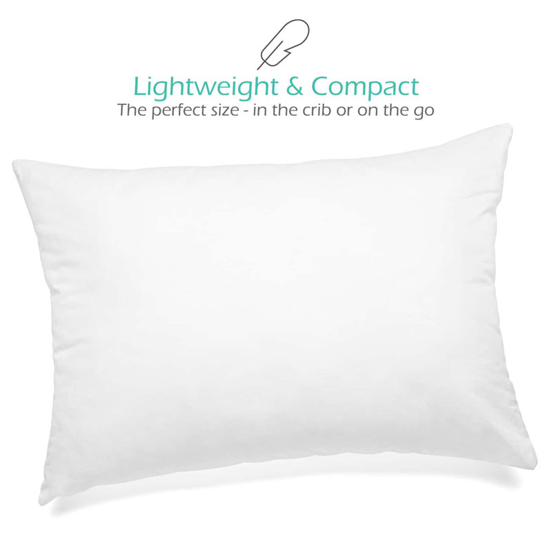 100% Cotton Toddler Pillow, 2