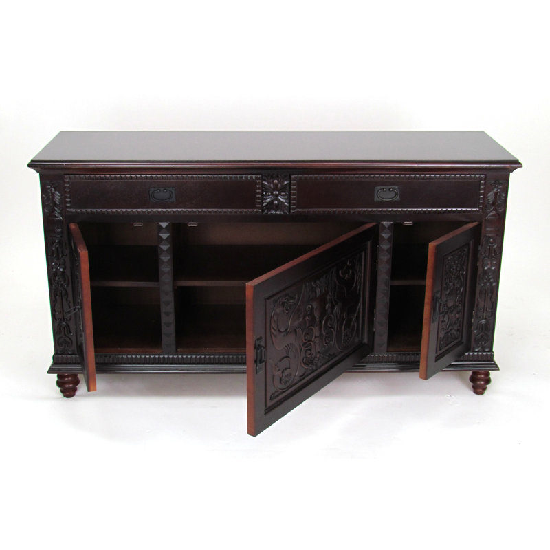 Collings 55 " W Birch Solid Wood Sideboard