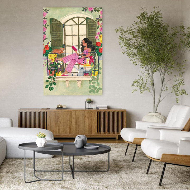 Art contemporain Art contemporain, H 48 po x l 32 po
