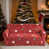 arbre de Noël rouge
