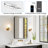 Modern Farmhouse Black Bathroom Mirror, 24 x 36 Inch Rectangle Vanity Mirror with Metal Frame, Wall Mounted Over Sink-486932916