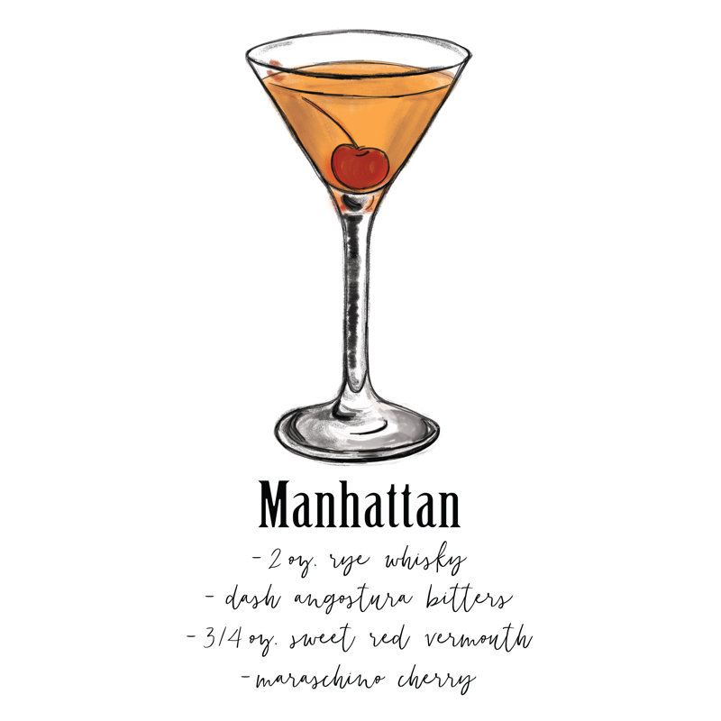 Manhattan - Wrapped Canvas Print, 46cm H x 30cm W