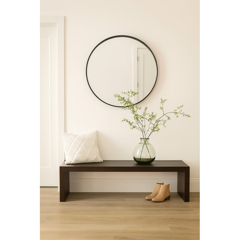  Solid Dark Mango Wood Bench