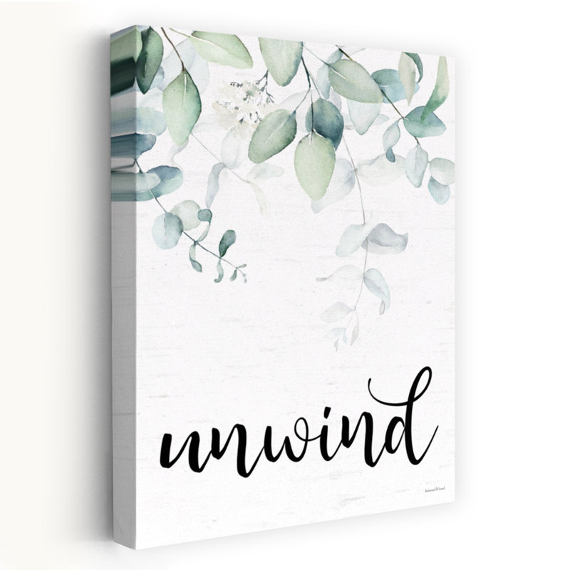 «Unwind Leaves», art contemporain abstrait, H 24 po x l 16 po