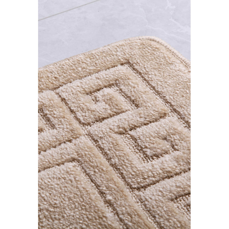 Tapis de bain Parkins, Beige