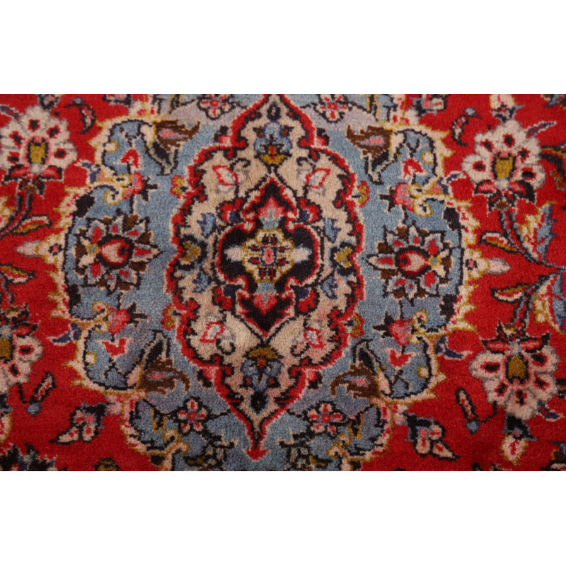 Tapis rouge traditionnel à teinture végétale 4 x 7