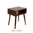  Zoe Solid Oak Wood Nightstand, Mid Century Modern Side Table Bedroom without Drawer-1929879702