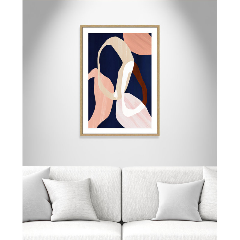 Loop II Print par Violets Print House, L 25,5 po x H 35,5 po, Imprimé mat, Naturel
