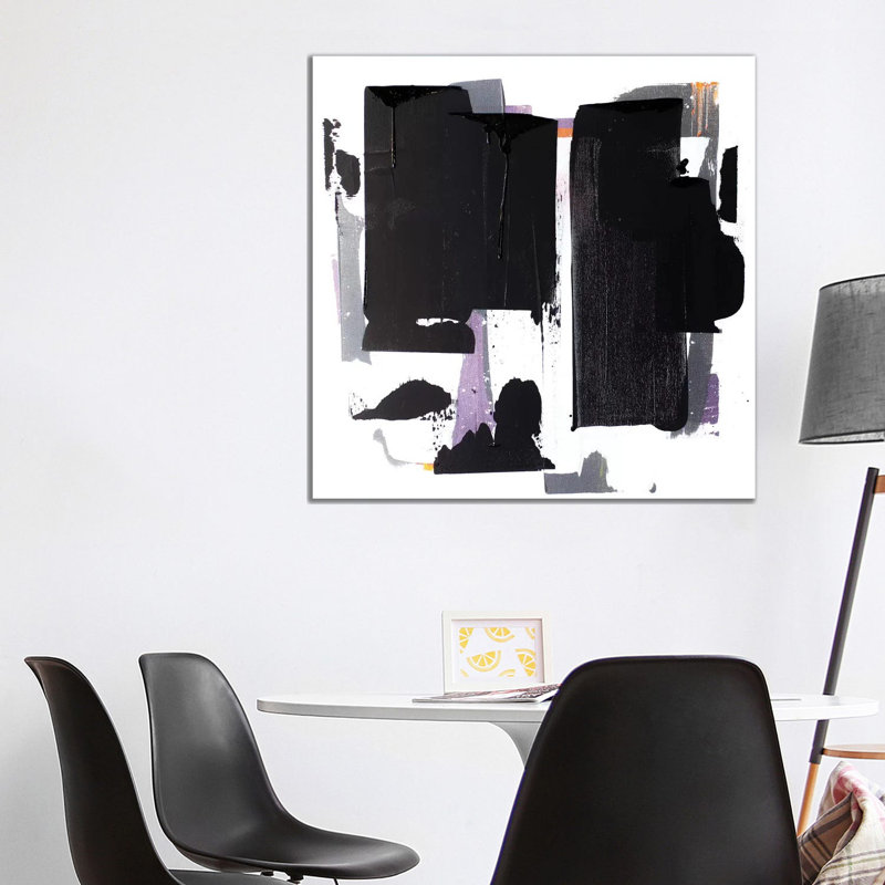 Mid-Century Midnight by Kent Youngstrom - Wrapped Canvas Painting, 30.48 cm H x 30.48 cm W