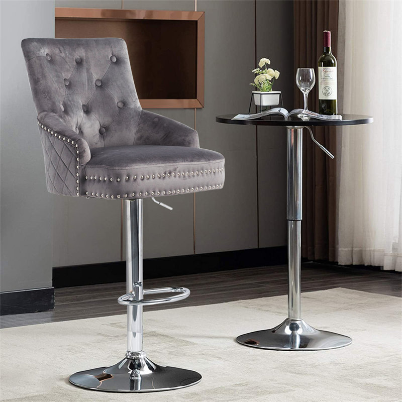 Tabouret pivotant à hauteur réglable Danyelle