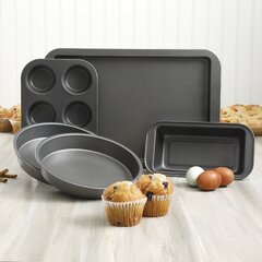 Elbee Home Reinforced Silicone Pie Pan Set, Great for Pies, Cake, Quic