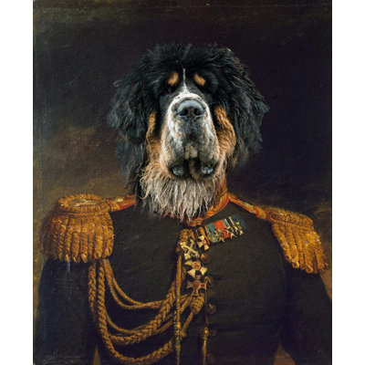 Tibetan Mastiff Dog Period Dress Collection - Art Prints