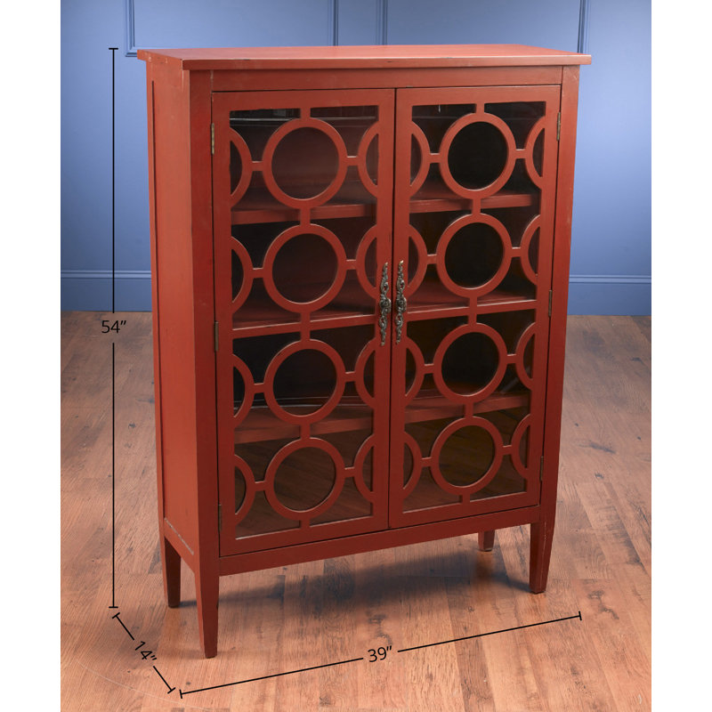 Newbury China Cabinet, Red