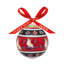 3.15'' Handmade Bone China Animals Ball Ornament