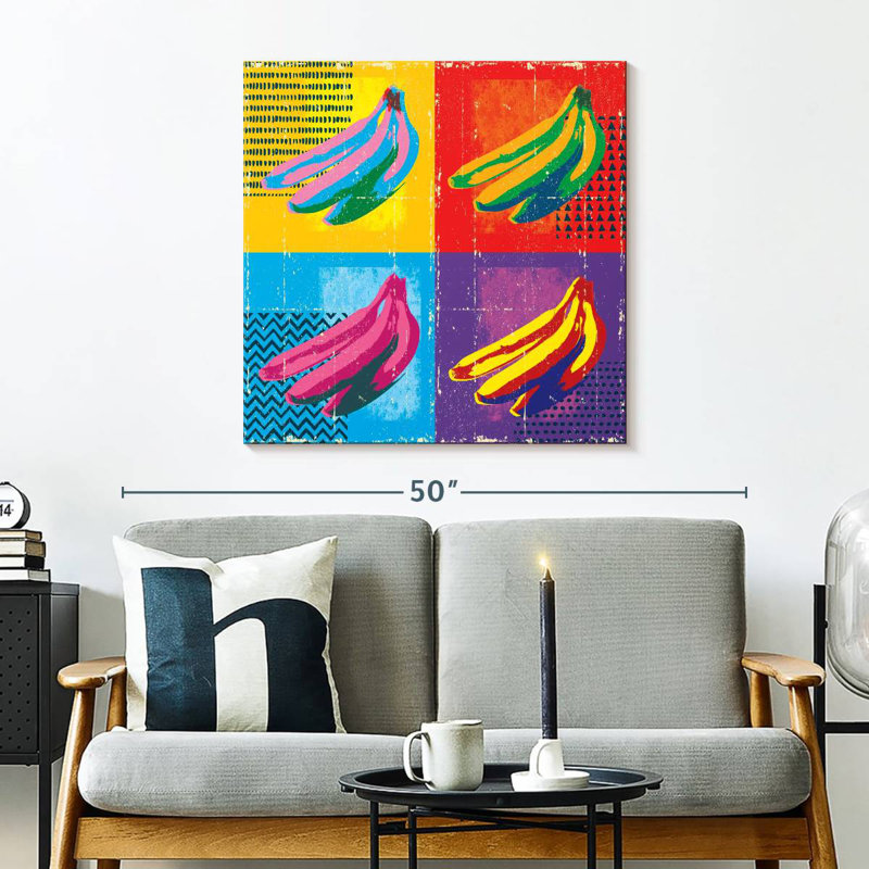 Yarlin Pop Style Bananas, H 30 po x l 30 po