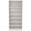 Armoire à chaussures blanche autoportante à 9 niveaux et avec tablettes réglables pour le vestibule