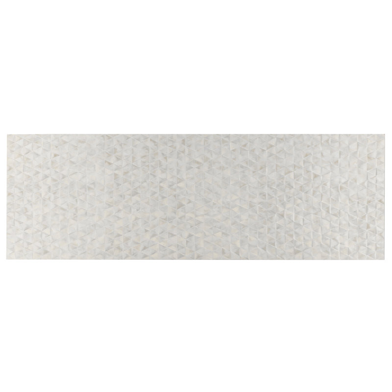 Slash 11.81 in. x 35.43 in. Satin and Matte Ceramic Wall Tile (11.62 Sq. Ft. / Case), Blanco