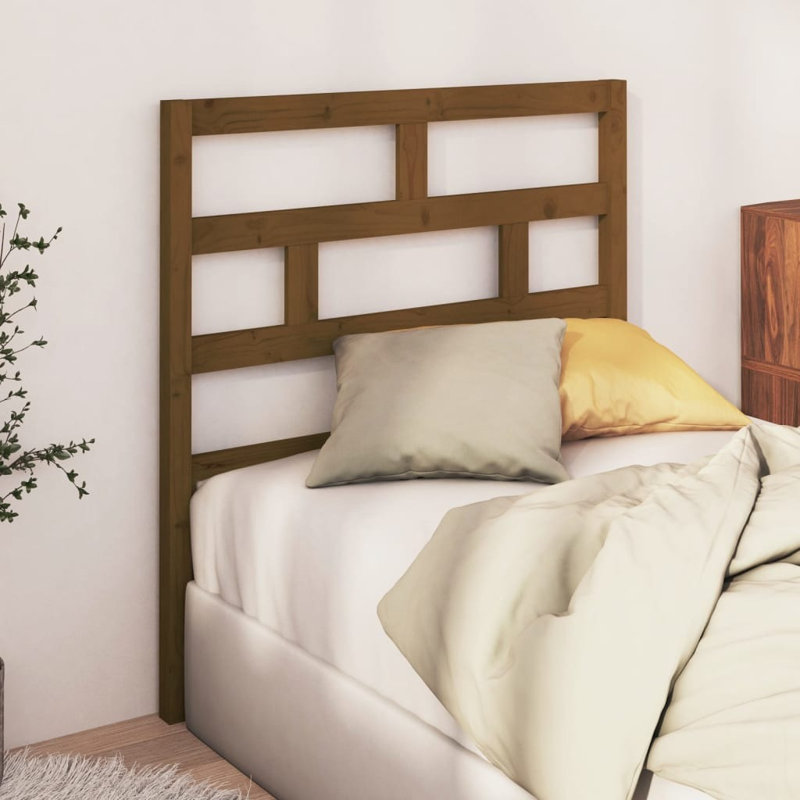 Macintyre Solid Wood Headboard, Brown, 96 x 100 cm