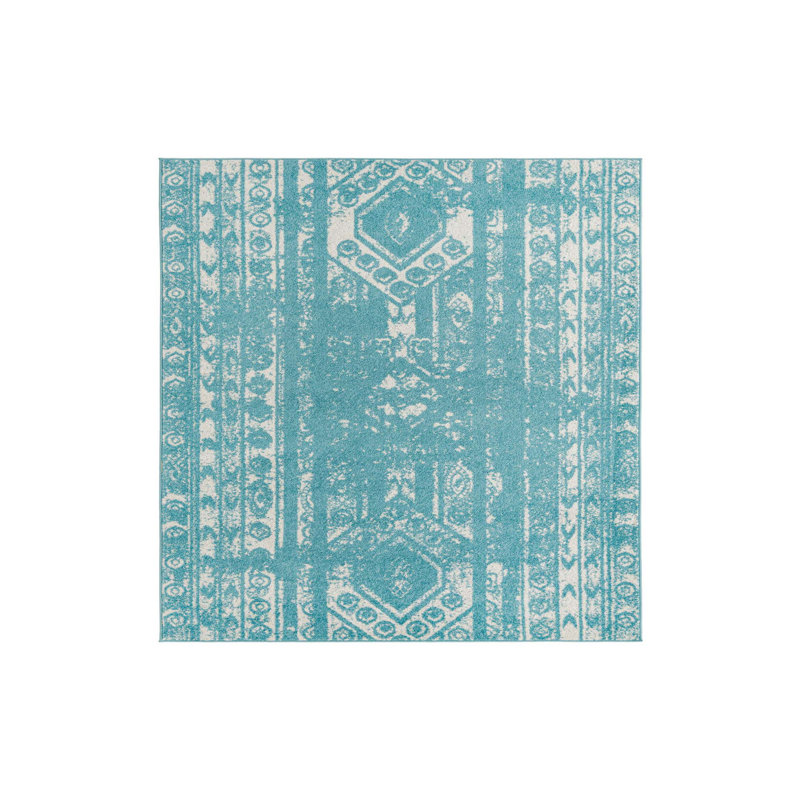 Geometric Indoor Rug, Rectangle 6'1" x 9'