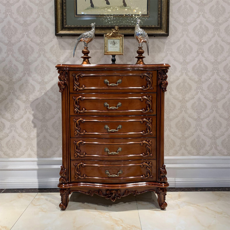 Armoire d'appoint en noyer massif
