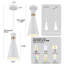 Luminaire suspendu conique 1 lumière Persei-106915240