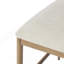 Chaise de salle à manger Willowbend Farmhouse avec dossier en rotin et siège rembourré