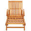 Chaise longue double en acacia avec coussins et table Filippo-981339125