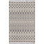 Tapis de couloir contemporain de couleur beige et gris Britnie-945484487