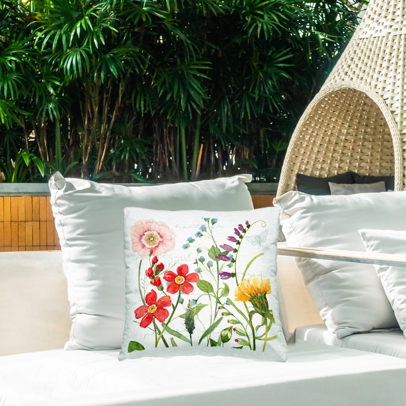 Coussin intérieur/extérieur Floral