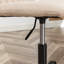 Chaise de bureau pivotante en tissu