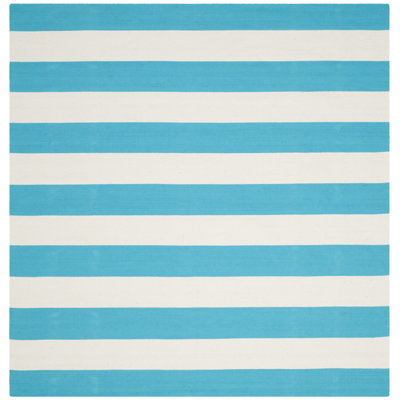 Morabito Hand Woven Cotton Striped Rug