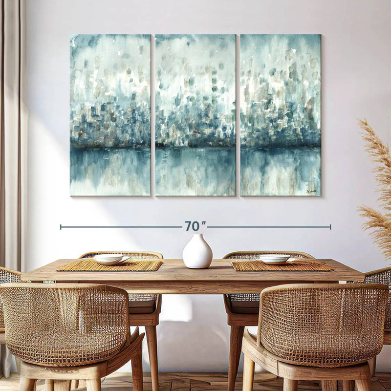 Avery Lakeside Abstract, 42" H x 65" W